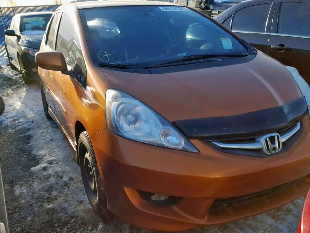 JHMGE8H87AC800916 - 2010 HONDA FIT SPORT ORANGE photo 1