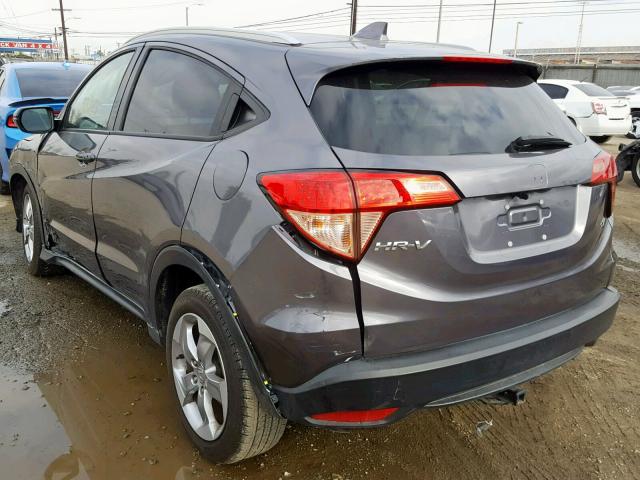 3CZRU5H73HM712466 - 2017 HONDA HR-V EXL GRAY photo 3