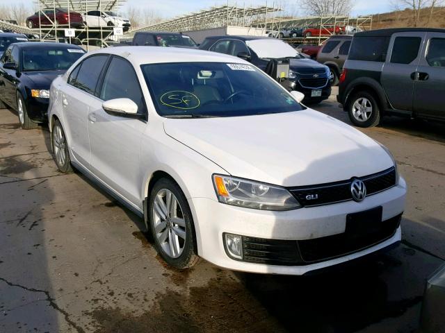 3VW5T7AJ3EM207268 - 2014 VOLKSWAGEN JETTA GLI WHITE photo 1