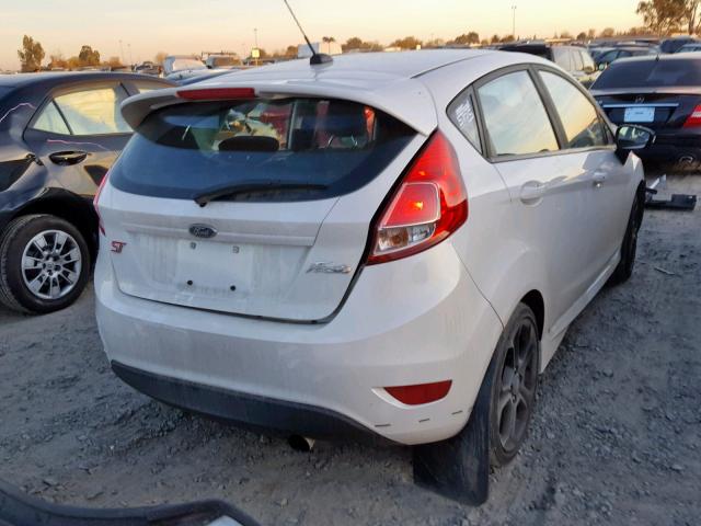 3FADP4GX7HM159863 - 2017 FORD FIESTA ST WHITE photo 4