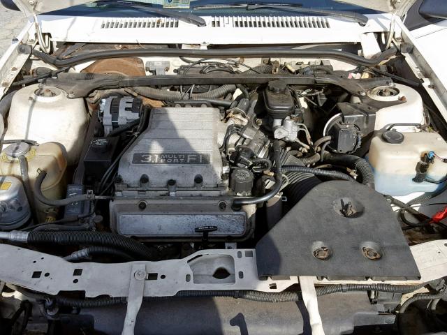 1G2JB34T7M7606854 - 1991 PONTIAC SUNBIRD LE WHITE photo 7