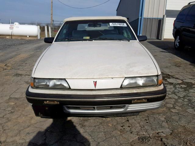 1G2JB34T7M7606854 - 1991 PONTIAC SUNBIRD LE WHITE photo 9