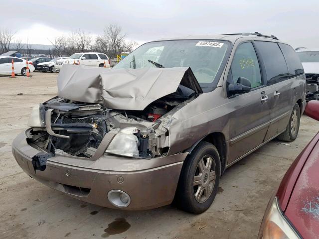 2MRDA22235BJ03408 - 2005 MERCURY MONTEREY L GOLD photo 2