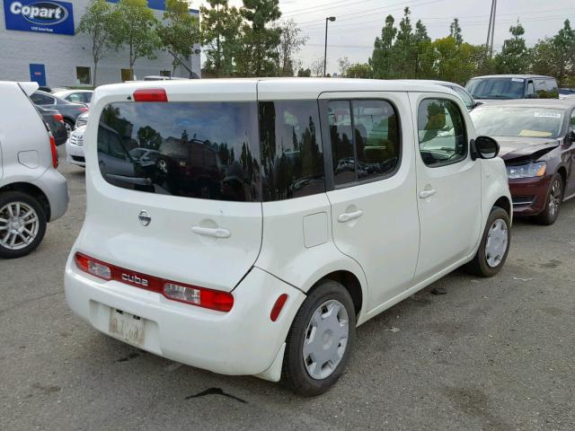 JN8AZ28R99T130108 - 2009 NISSAN CUBE BASE WHITE photo 4