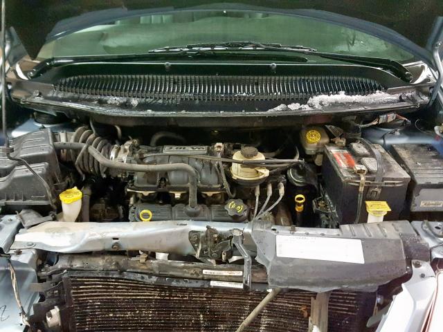 2C4GP54L25R184656 - 2005 CHRYSLER TOWN & COU BLUE photo 7