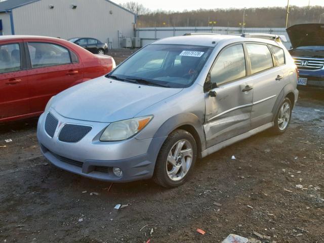 5Y2SL63825Z439174 - 2005 PONTIAC VIBE SILVER photo 2