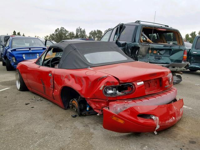 JM1NA3538V0732827 - 1997 MAZDA MX-5 MIATA RED photo 3