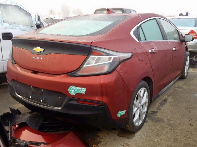 1G1RD6S53HU189960 - 2017 CHEVROLET VOLT PREMI RED photo 4