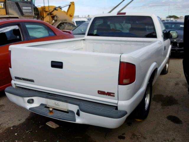 1GTCS14X3X8524520 - 1999 GMC SONOMA WHITE photo 4