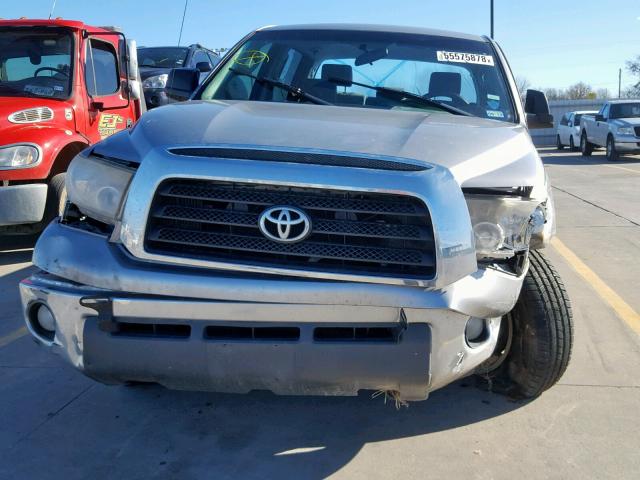 5TFEV54138X062566 - 2008 TOYOTA TUNDRA CRE GRAY photo 9