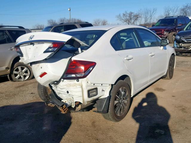 19XFB2F95DE065929 - 2013 HONDA CIVIC EXL WHITE photo 4