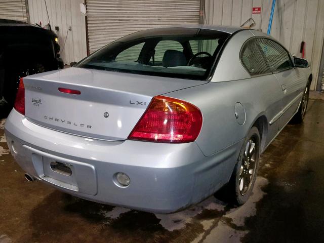 4C3AG52H52E127786 - 2002 CHRYSLER SEBRING LX SILVER photo 4