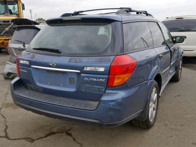 4S4BP61CX67319255 - 2006 SUBARU LEGACY OUT BLUE photo 4