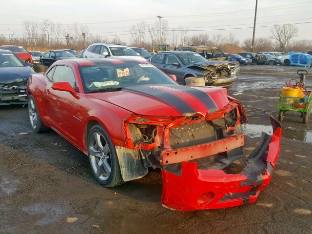 2G1FA1E34C9132505 - 2012 CHEVROLET CAMARO LS RED photo 1