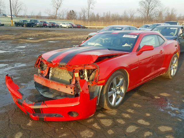 2G1FA1E34C9132505 - 2012 CHEVROLET CAMARO LS RED photo 2