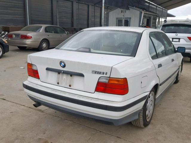 4USCC8321SLA13032 - 1995 BMW 318 I AUTO WHITE photo 4