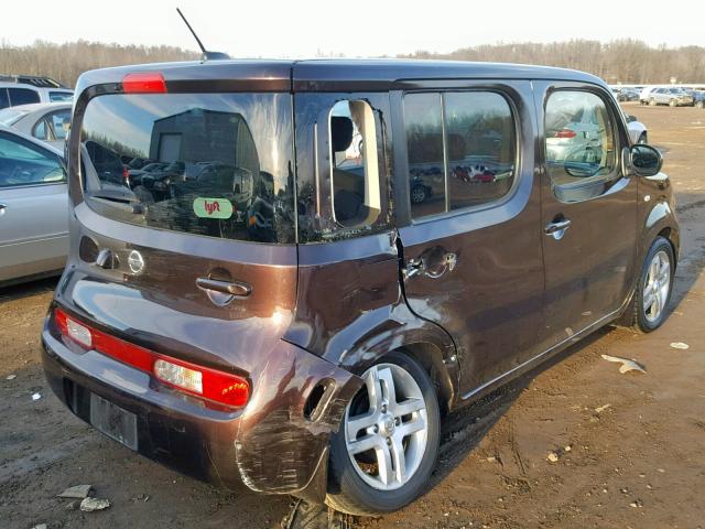 JN8AZ2KR9BT202665 - 2011 NISSAN CUBE BASE PURPLE photo 4