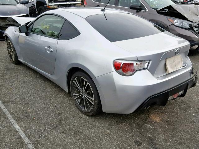 JF1ZNAA16D2734440 - 2013 TOYOTA SCION FR-S SILVER photo 3