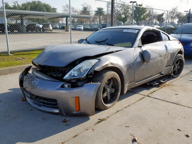 JN1BZ34D17M504141 - 2007 NISSAN 350Z COUPE GRAY photo 2