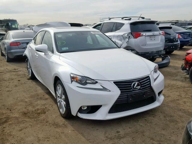 JTHBF1D27F5048100 - 2015 LEXUS IS 250 WHITE photo 1