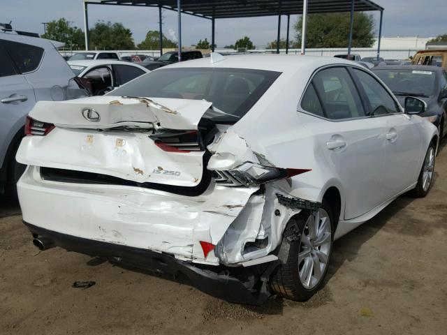 JTHBF1D27F5048100 - 2015 LEXUS IS 250 WHITE photo 4