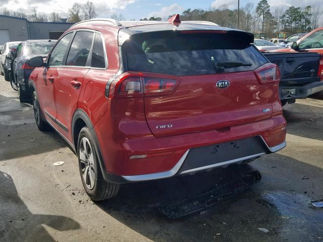 KNDCB3LCXJ5116874 - 2018 KIA NIRO FE RED photo 3