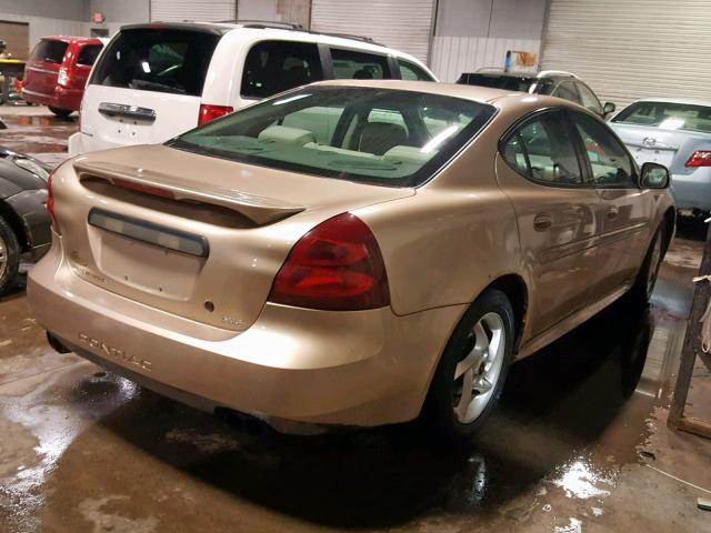 2G2WR524141226740 - 2004 PONTIAC GRAND PRIX GOLD photo 4