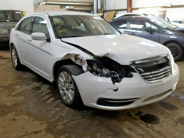 1C3CCBAB7DN512500 - 2013 CHRYSLER 200 LX WHITE photo 1