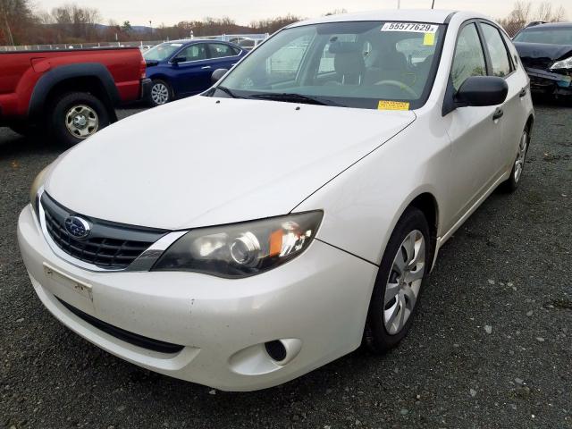 JF1GH61628H834674 - 2008 SUBARU IMPREZA 2. WHITE photo 2