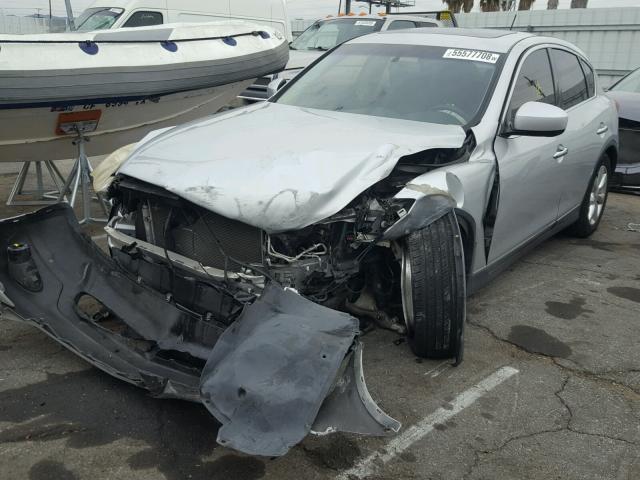 JN1AJ0HP7AM700615 - 2010 INFINITI EX35 BASE SILVER photo 2