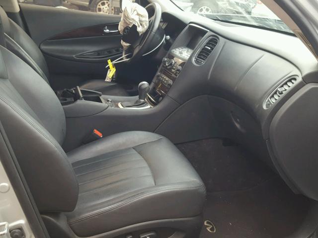 JN1AJ0HP7AM700615 - 2010 INFINITI EX35 BASE SILVER photo 5