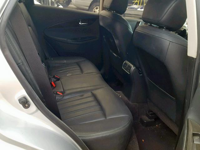 JN1AJ0HP7AM700615 - 2010 INFINITI EX35 BASE SILVER photo 6