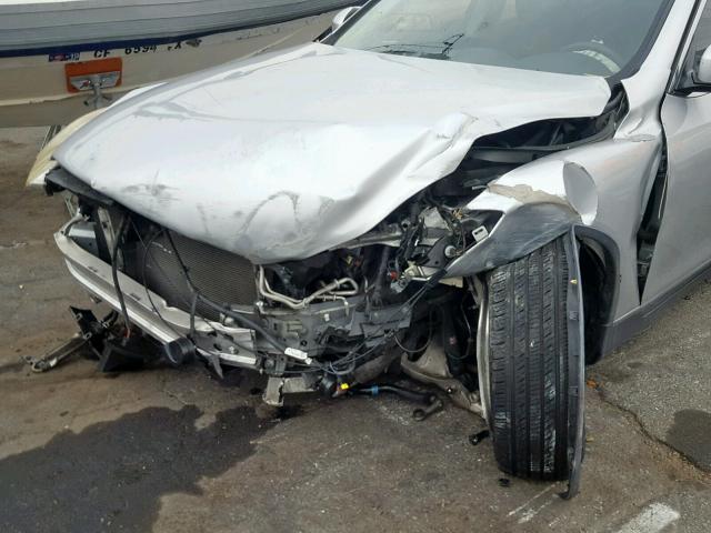 JN1AJ0HP7AM700615 - 2010 INFINITI EX35 BASE SILVER photo 9