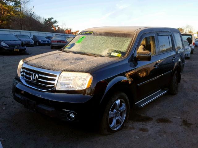 5FNYF4H75CB065328 - 2012 HONDA PILOT EXLN BLACK photo 2