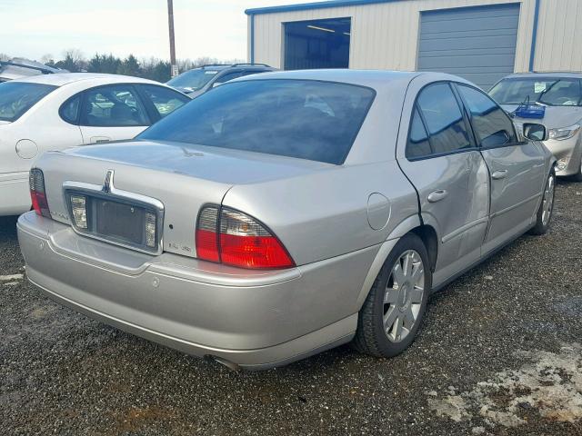 1LNHM87A24Y625118 - 2004 LINCOLN LS GRAY photo 4