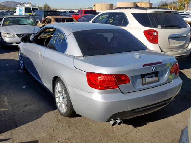 WBADW7C59CE729215 - 2012 BMW 328 I SULE SILVER photo 3