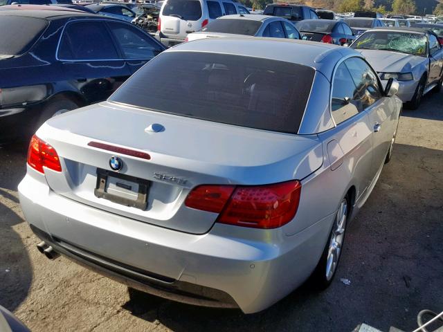 WBADW7C59CE729215 - 2012 BMW 328 I SULE SILVER photo 4