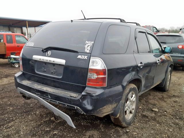 2HNYD18954H552248 - 2004 ACURA MDX TOURIN BLACK photo 4