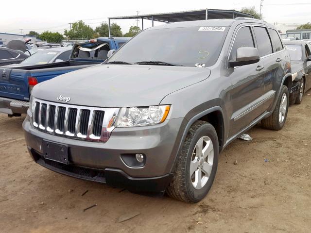 1J4RS4GG3BC658869 - 2011 JEEP GRAND CHER GRAY photo 2