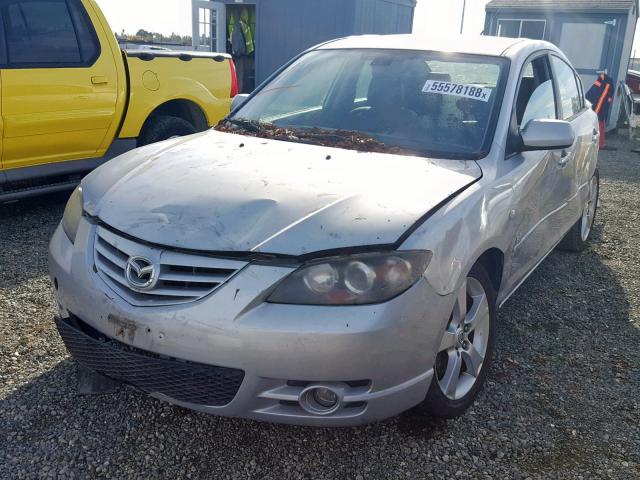 JM1BK324461540359 - 2006 MAZDA 3 S SILVER photo 2