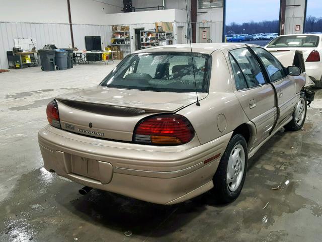 1G2NE52M0TM566164 - 1996 PONTIAC GRAND AM S GOLD photo 4