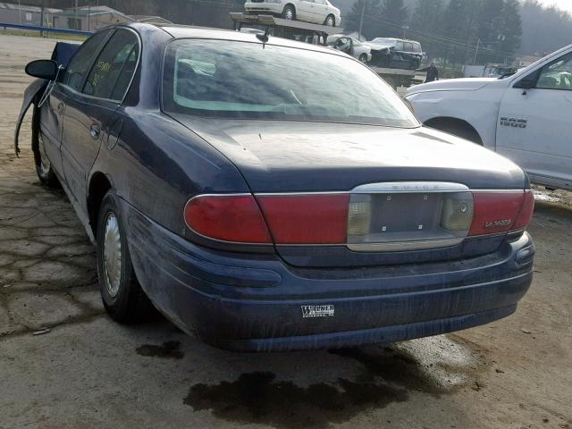 1G4HP52K55U261050 - 2005 BUICK LESABRE CU BLUE photo 3