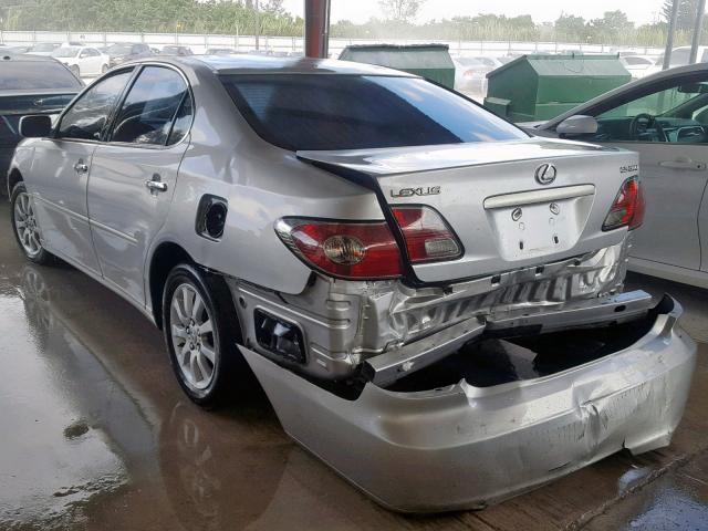 JTHBF30G725031840 - 2002 LEXUS ES 300 SILVER photo 3