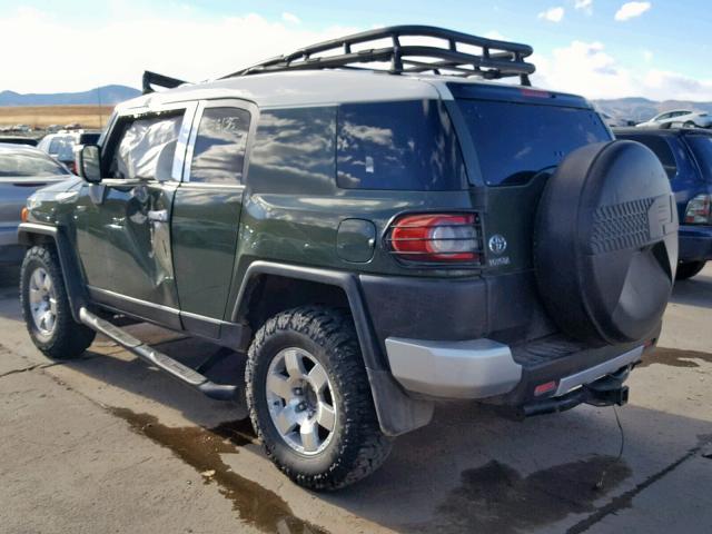 JTEBU4BF3EK207320 - 2014 TOYOTA FJ CRUISER GREEN photo 3