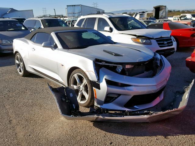 1G1FF3D77H0131593 - 2017 CHEVROLET CAMARO SS SILVER photo 1