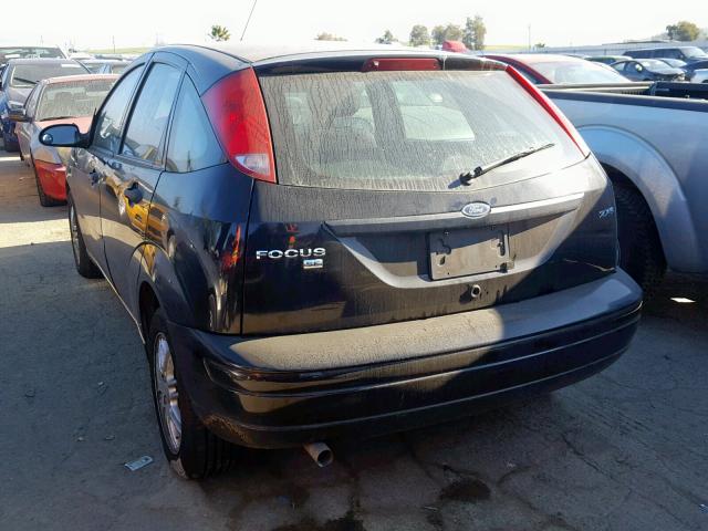 1FAFP37N96W164819 - 2006 FORD FOCUS ZX5 BLACK photo 3