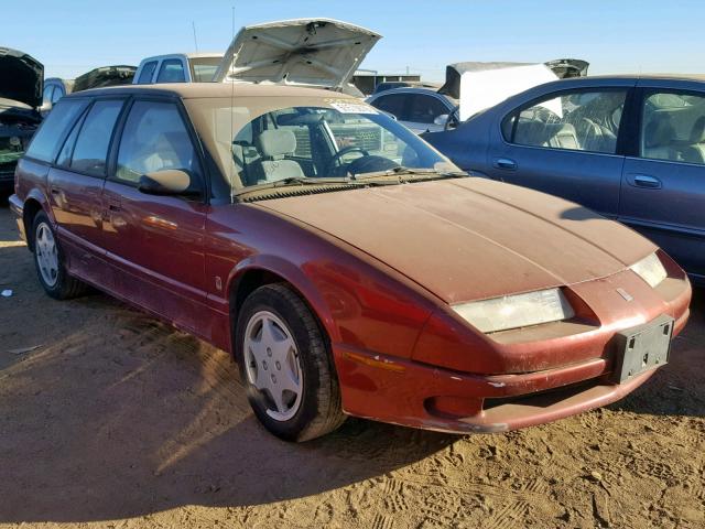 1G8ZJ8271SZ234041 - 1995 SATURN SW2 MAROON photo 1