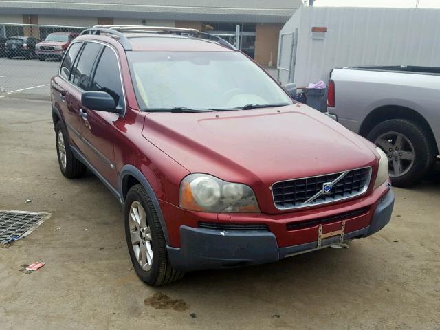 YV1CZ91H341077662 - 2004 VOLVO XC90 T6 MAROON photo 1