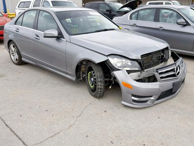 WDDGF4HB8EA932173 - 2014 MERCEDES-BENZ C 250 SILVER photo 1