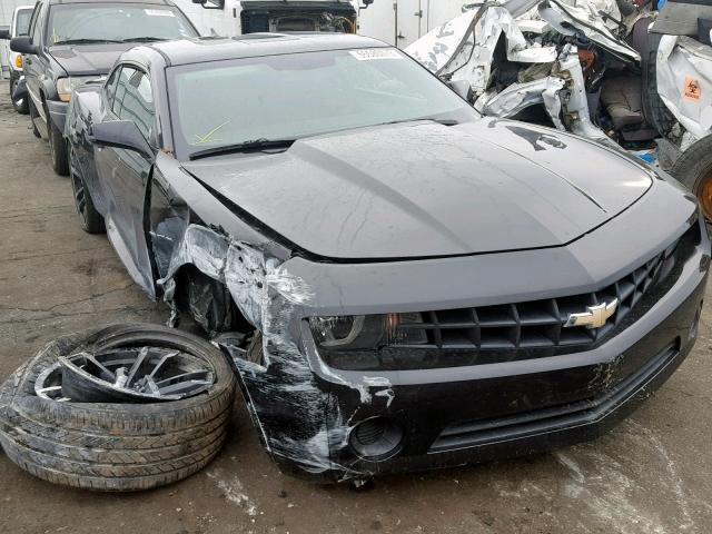 2G1FA1E39D9147681 - 2013 CHEVROLET CAMARO LS BLACK photo 1